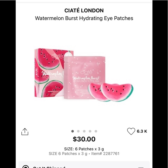 Sephora Other - Ciate London watermelon burst eye batches